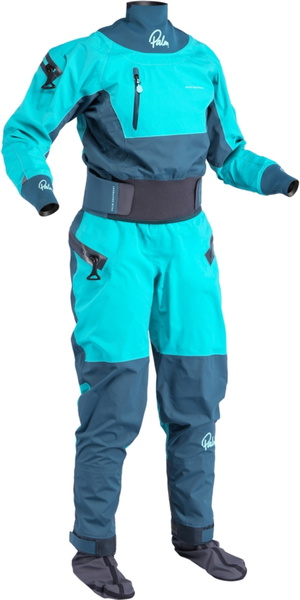 2026 Palm Womens Atom Drysuit 13865 - Ceramic / Pine